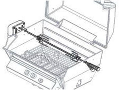 Heavy-Duty Standard Rotisserie For P3, P4, And T3 Series Grills (DPA51)