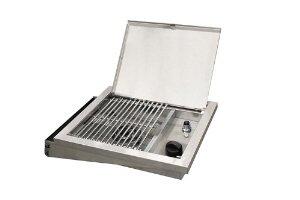 Infrared Side Burner with 10,000 BTU Capacity and Natural Gas Compatibility for DPA153for Side Shelf (DPA151N)