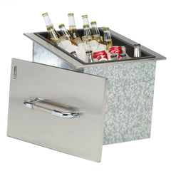 Bull Grills Standard Size Accessories Series Ice Chest with Condiment Tray Outdoor 00002