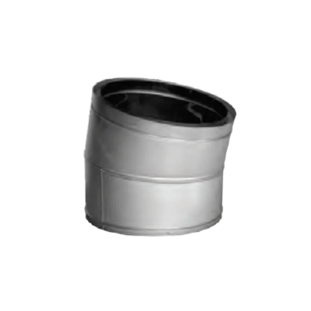 DuraVent DuraTech 10" Diameter 15-Degree All-Fuel Chimney Elbow - 10DT-E15