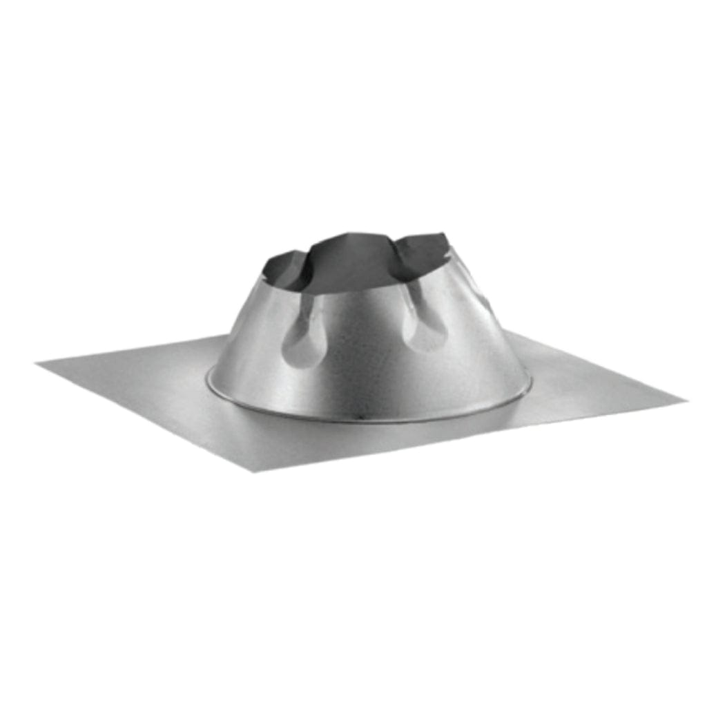 DuraVent DuraTech 12" Diameter All-Fuel Aluminum Flat Roof Flashing - 12DT-FF