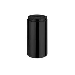 DuraVent DuraTech 5" Diameter 12" Length Stainless Steel / Black Chimney Pipe - 5DT-12