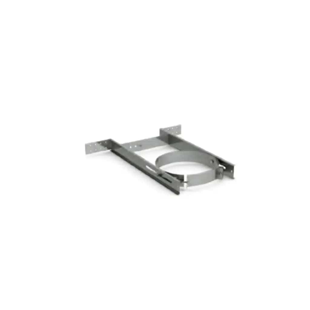DuraVent DuraTech 5" & 7" Diameter Galvanized/Stainless Steel Extended Adjustable Wall Strap - 5DT-AWSX