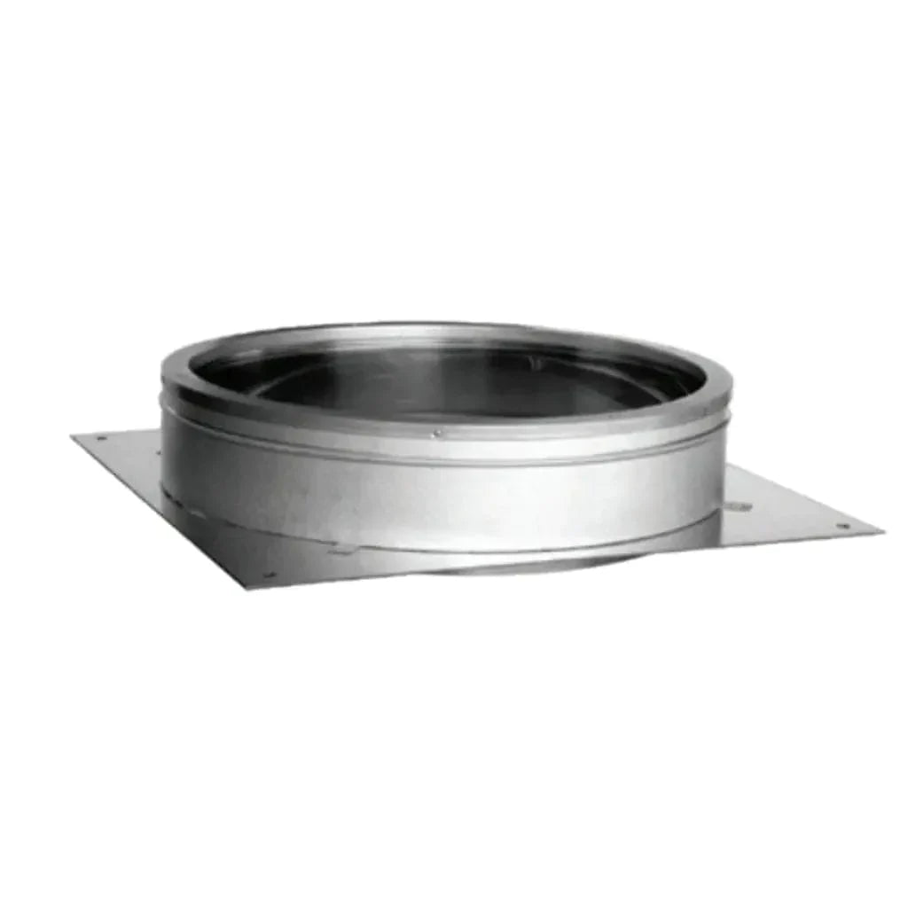 DuraVent DuraTech 7" Diameter Chimney Pipe Masonry and Zero Clearance Anchor Plate - 7DT-AP