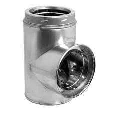 DuraVent DuraTech 7" Diameter Chimney Tee with Cap - 7DT-ST