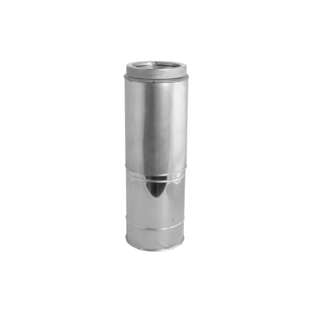 DuraVent DuraTech 8" Diameter 14-21" Length Adjustable Chimney Pipe - 8DT-21TASS