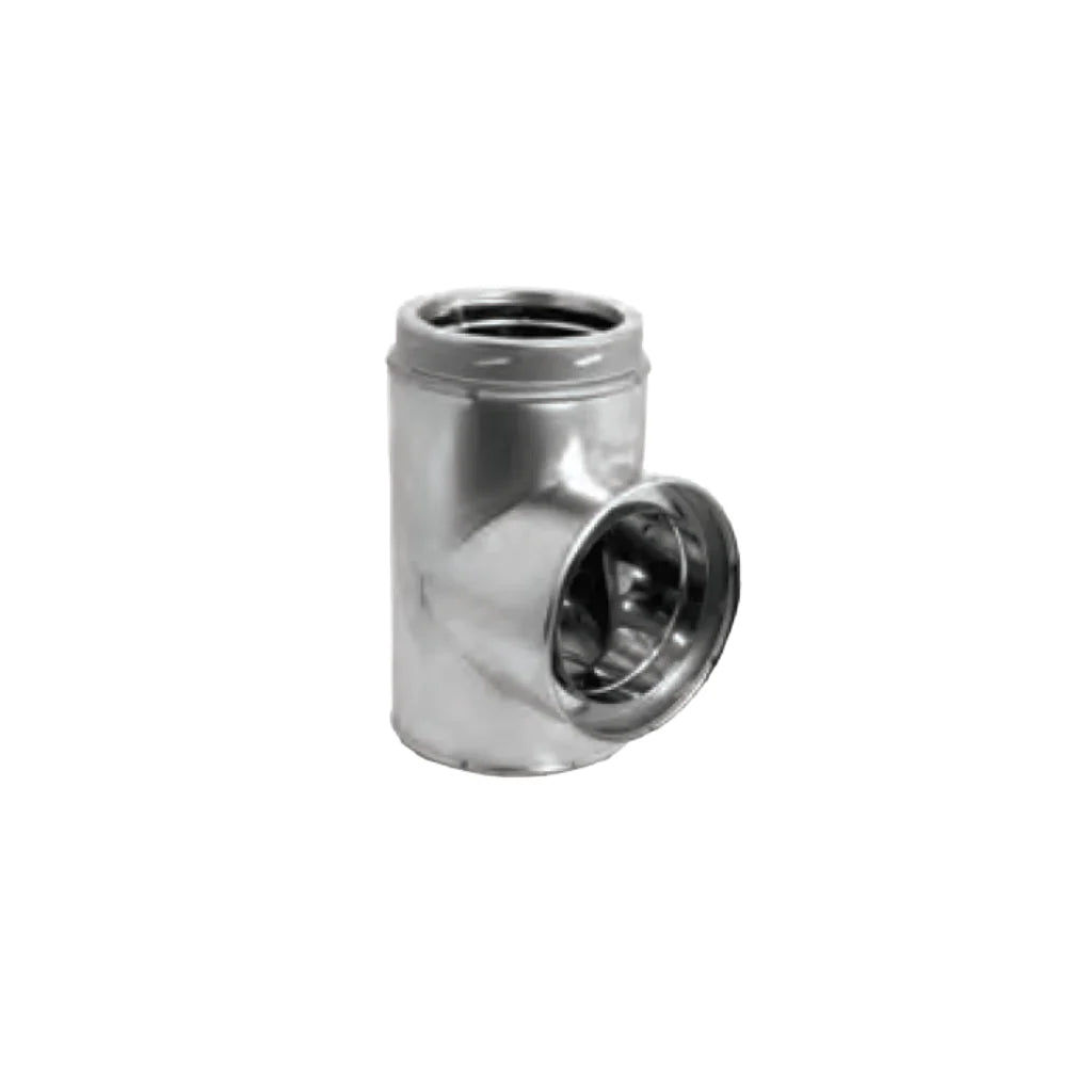 DuraVent DuraTech 8" Diameter All-Fuel Chimney Tee with Cover - 8DT-ST