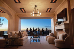 Infratech WD-Series Double Element 4000Watt Outdoor Infrared Electric Heater | 208V