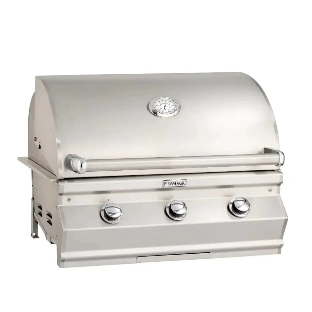 Fire Magic Choice 36-Inch Built-In Gas Grill with Analog Thermometer - C650I-RT1N