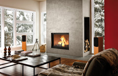 Valcourt Antoinette Wood-Burning Fireplace Package Indoor FP7CB + VA7071 + VA7 Series