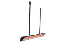 Infratech C&CD-Series Adjustable Mounting Drop Pole | Black