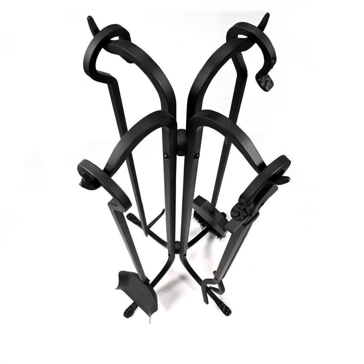 Pilgrim Forged Hearth 33 Inch Black Matte Fireplace Tool Set Indoor 18002