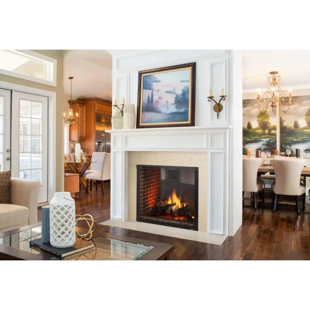 Majestic Marquis II 42 Inch See-Through Traditional Direct Vent Natural Gas Fireplace with IntelliFire Touch Ignition System MARQ42STIN