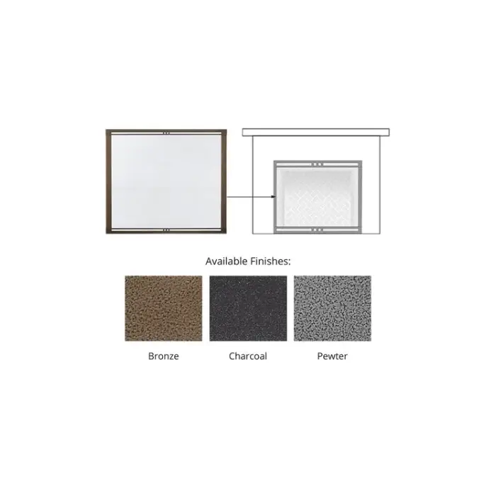 Majestic Marquis II 42 Inch See-Through Traditional Direct Vent Natural Gas Fireplace with IntelliFire Touch Ignition System MARQ42STIN