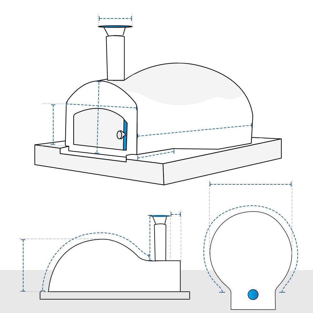 Custom Pizza Oven Covers Weather Protection Accessory Outdoor