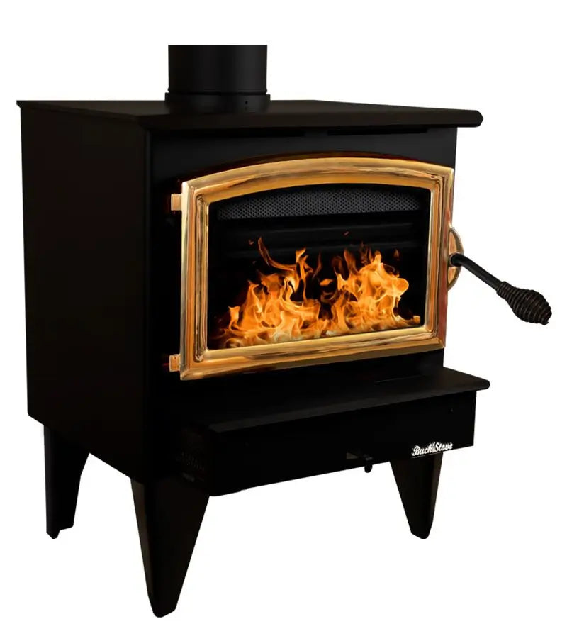 Buck Stove Non-Catalytic Freestanding Wood Burning Stove w/ Blower FP 21