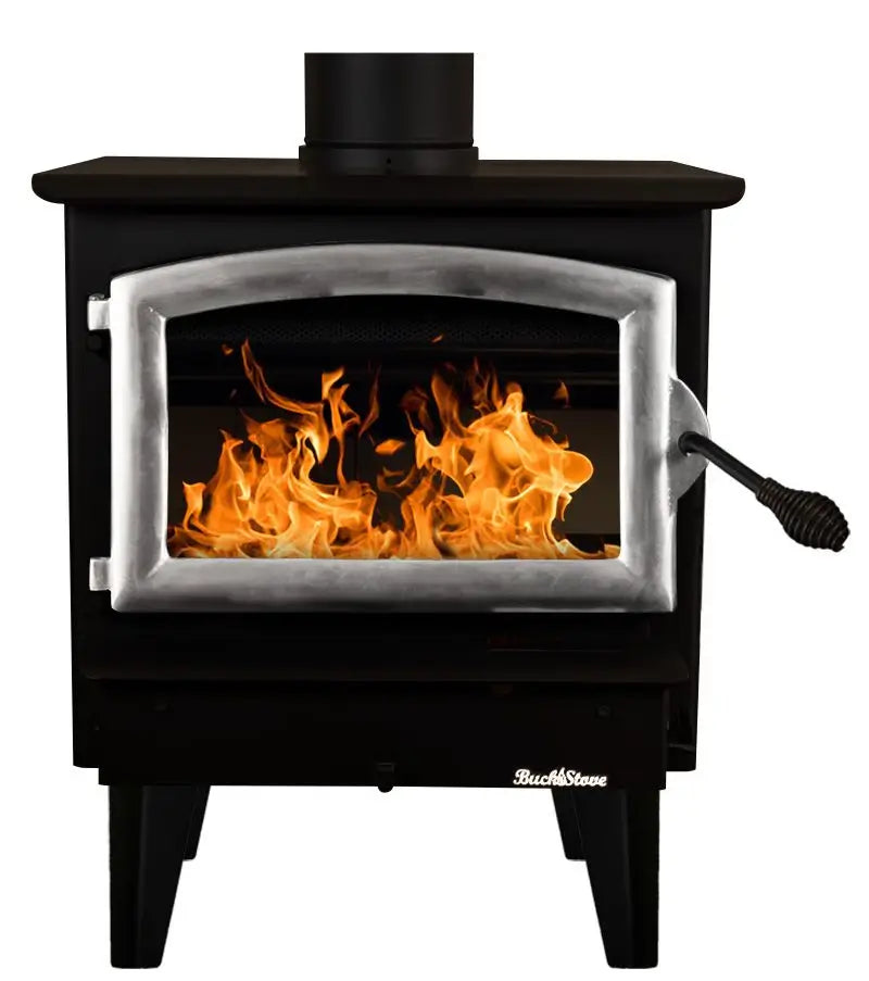 Buck Stove Non-Catalytic Freestanding Wood Burning Stove w/ Blower FP 21