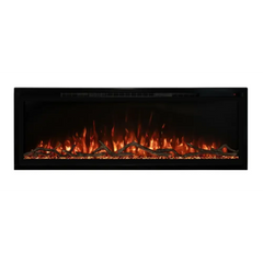 Modern Flames 100 Inch Spectrum Slimline Recessed/Wall Mount Electric Fireplace SPS-100B