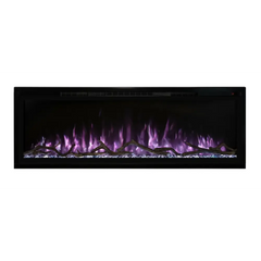 Modern Flames 100 Inch Spectrum Slimline Recessed/Wall Mount Electric Fireplace SPS-100B