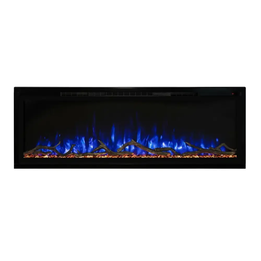 Modern Flames 100 Inch Spectrum Slimline Recessed/Wall Mount Electric Fireplace SPS-100B