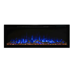 Modern Flames 100 Inch Spectrum Slimline Recessed/Wall Mount Electric Fireplace SPS-100B