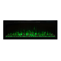 Modern Flames 100 Inch Spectrum Slimline Recessed/Wall Mount Electric Fireplace SPS-100B