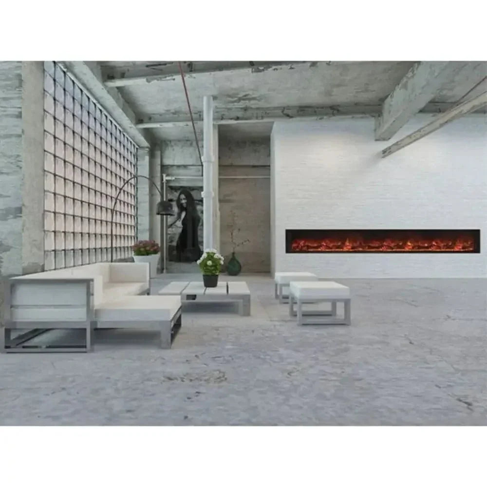 Modern Flames 120 Inch Landscape Fullview 2 Built In Electric Fireplace LFV2-120/15-SH