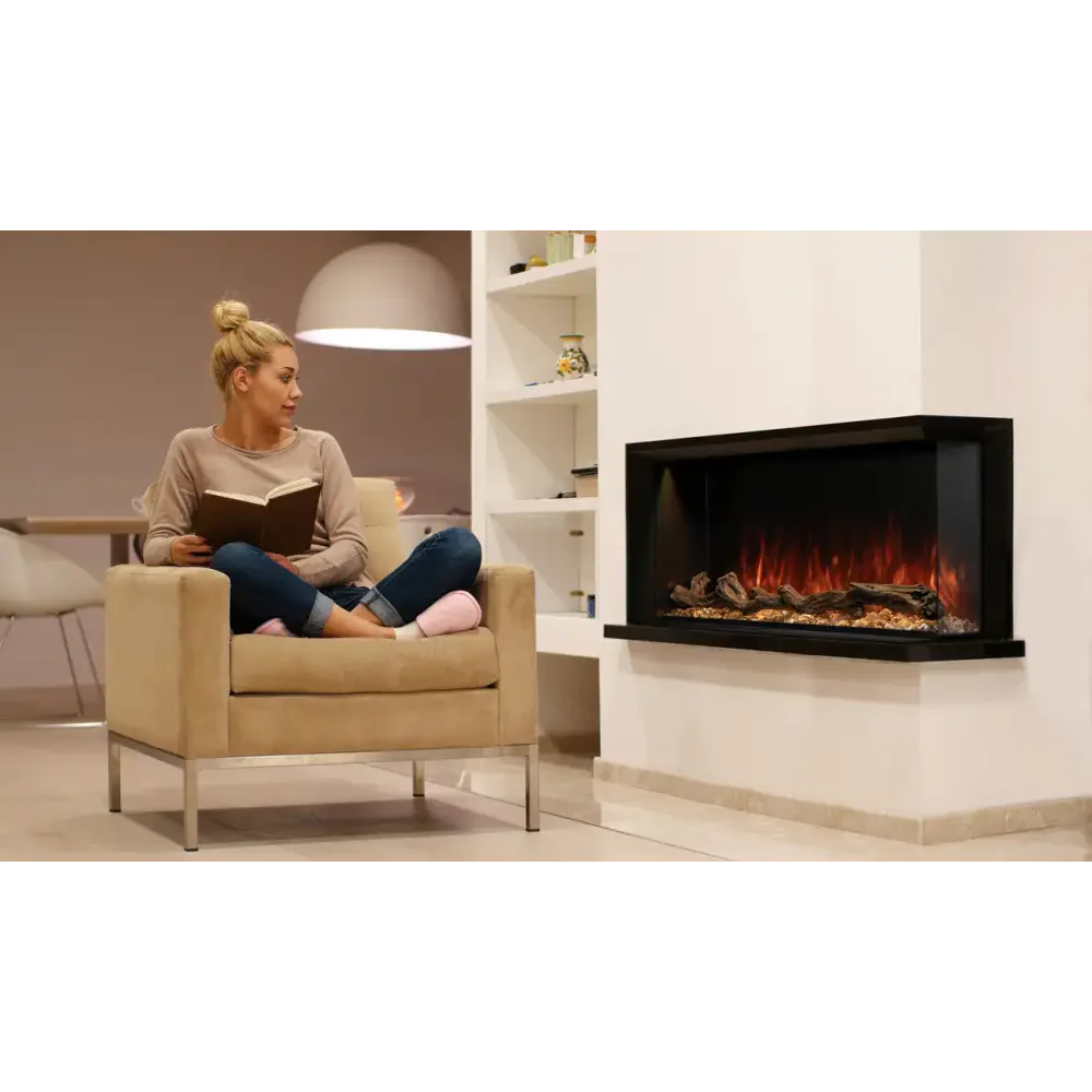 Modern Flames 44 Inch Landscape Pro Multi-Sided Built In Electric Fireplace LPM-4416