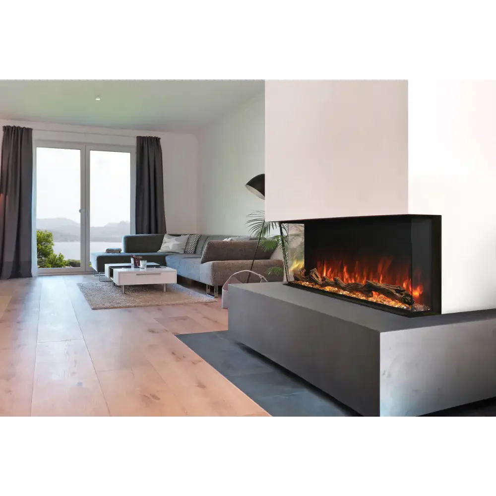 Modern Flames 44 Inch Landscape Pro Multi-Sided Built In Electric Fireplace LPM-4416