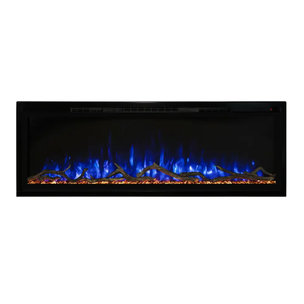 Modern Flames 50 Inch Spectrum Slimline Recessed/Wall Mount Electric Fireplace SPS-50B