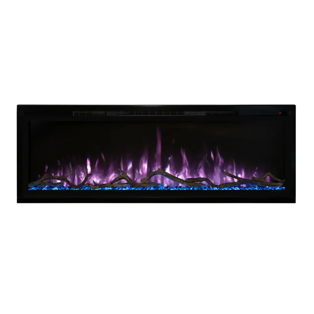 Modern Flames 50 Inch Spectrum Slimline Recessed/Wall Mount Electric Fireplace SPS-50B