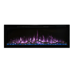 Modern Flames 50 Inch Spectrum Slimline Recessed/Wall Mount Electric Fireplace SPS-50B