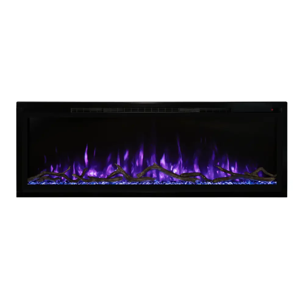 Modern Flames 50 Inch Spectrum Slimline Recessed/Wall Mount Electric Fireplace SPS-50B