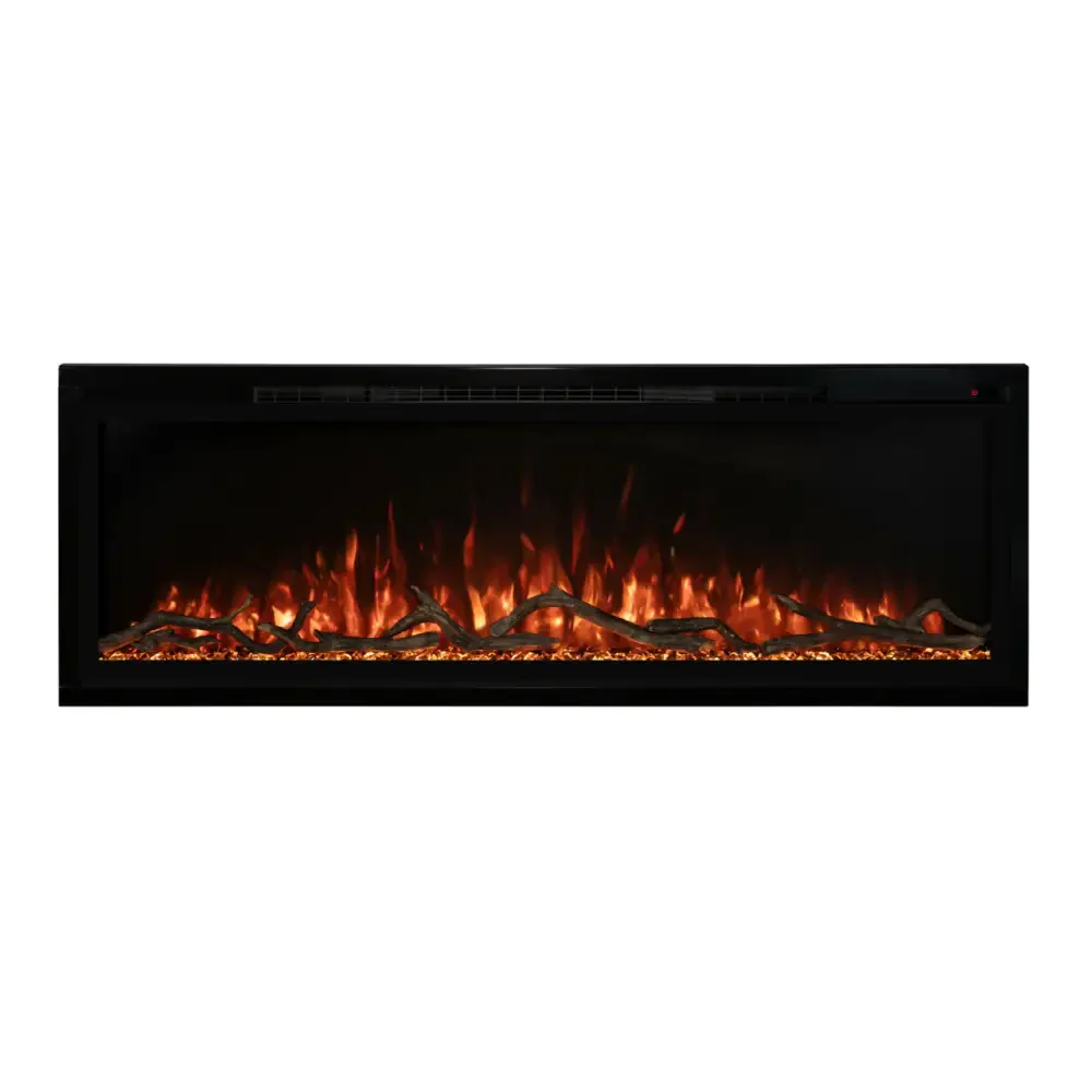 Modern Flames 50 Inch Spectrum Slimline Recessed/Wall Mount Electric Fireplace SPS-50B