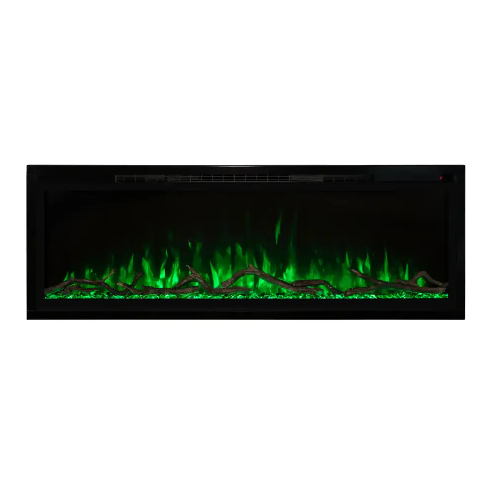 Modern Flames 50 Inch Spectrum Slimline Recessed/Wall Mount Electric Fireplace SPS-50B