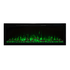 Modern Flames 50 Inch Spectrum Slimline Recessed/Wall Mount Electric Fireplace SPS-50B