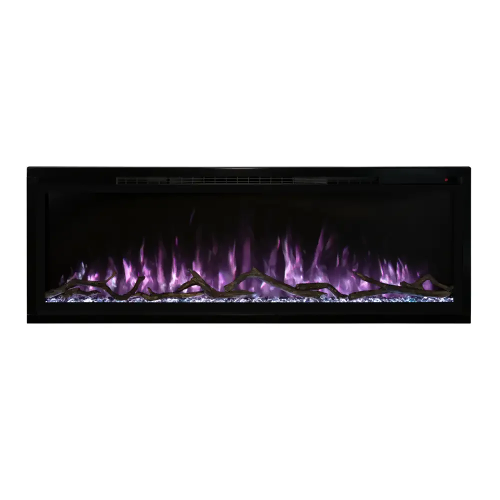 Modern Flames 50 Inch Spectrum Slimline Recessed/Wall Mount Electric Fireplace SPS-50B