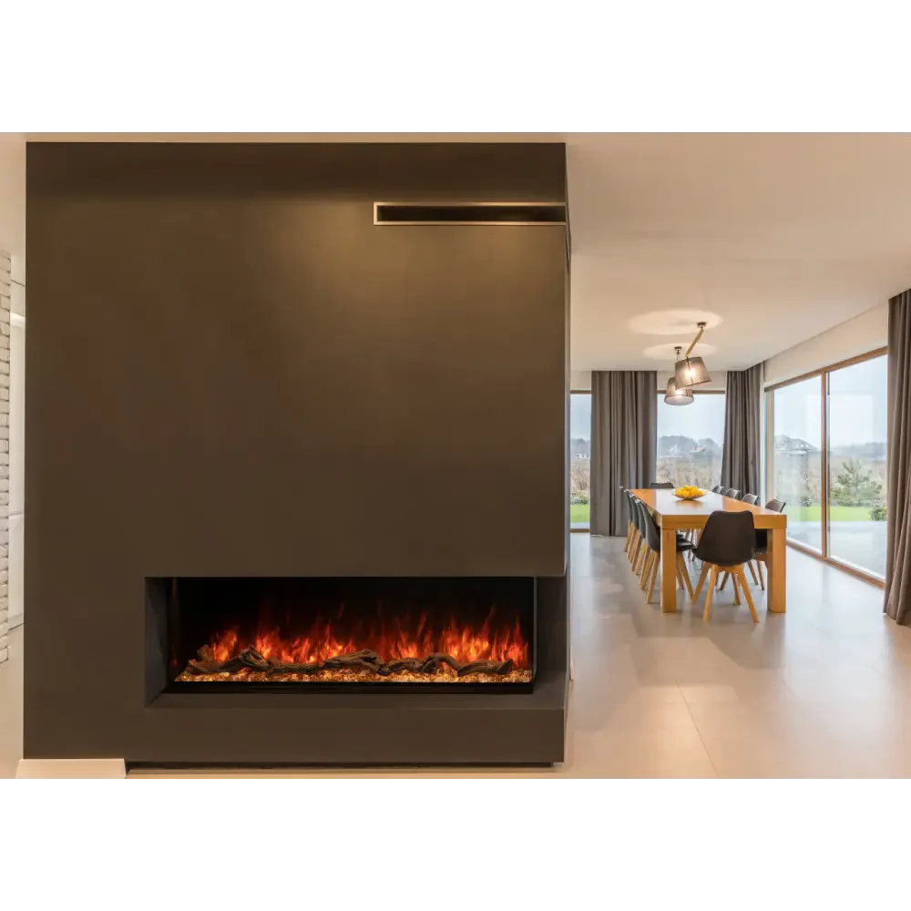 Modern Flames 56 Inch Landscape Pro Multi-Sided Built In Electric Fireplace LPM-5616