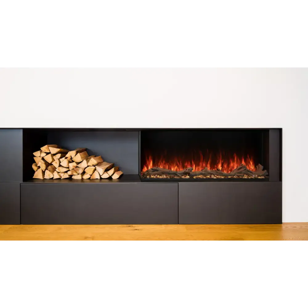 Modern Flames 56 Inch Landscape Pro Multi-Sided Built In Electric Fireplace LPM-5616