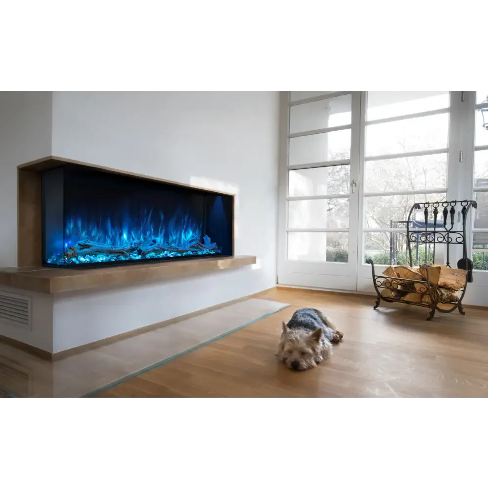 Modern Flames 56 Inch Landscape Pro Multi-Sided Built In Electric Fireplace LPM-5616