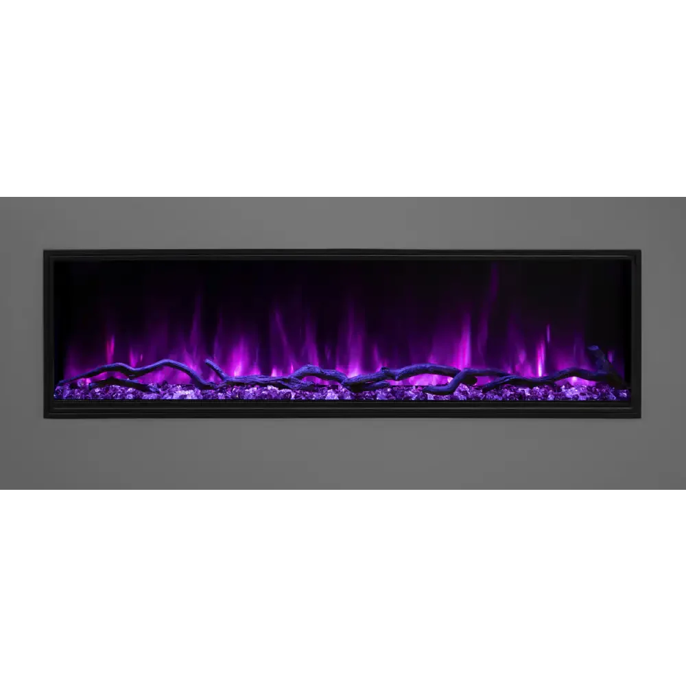 Modern Flames 56 Inch Landscape Pro Slim Built In Electric Fireplace LPS-5614