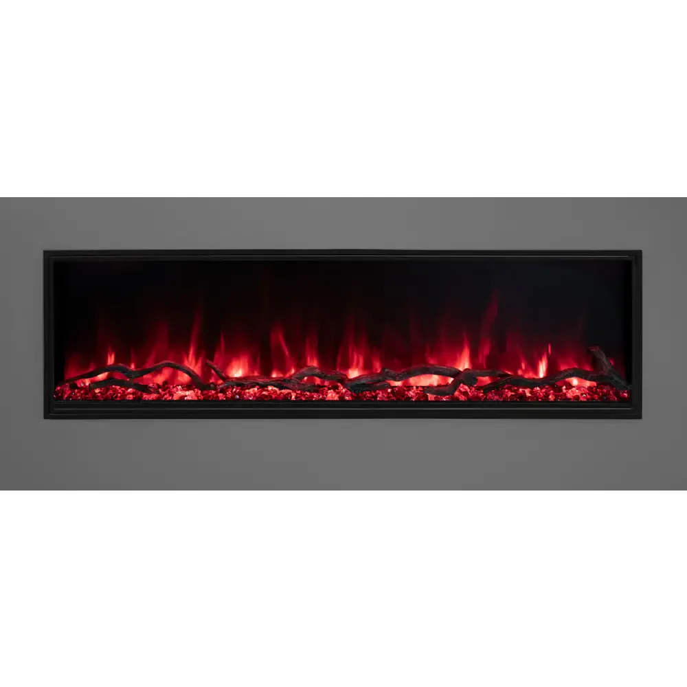 Modern Flames 56 Inch Landscape Pro Slim Built In Electric Fireplace LPS-5614