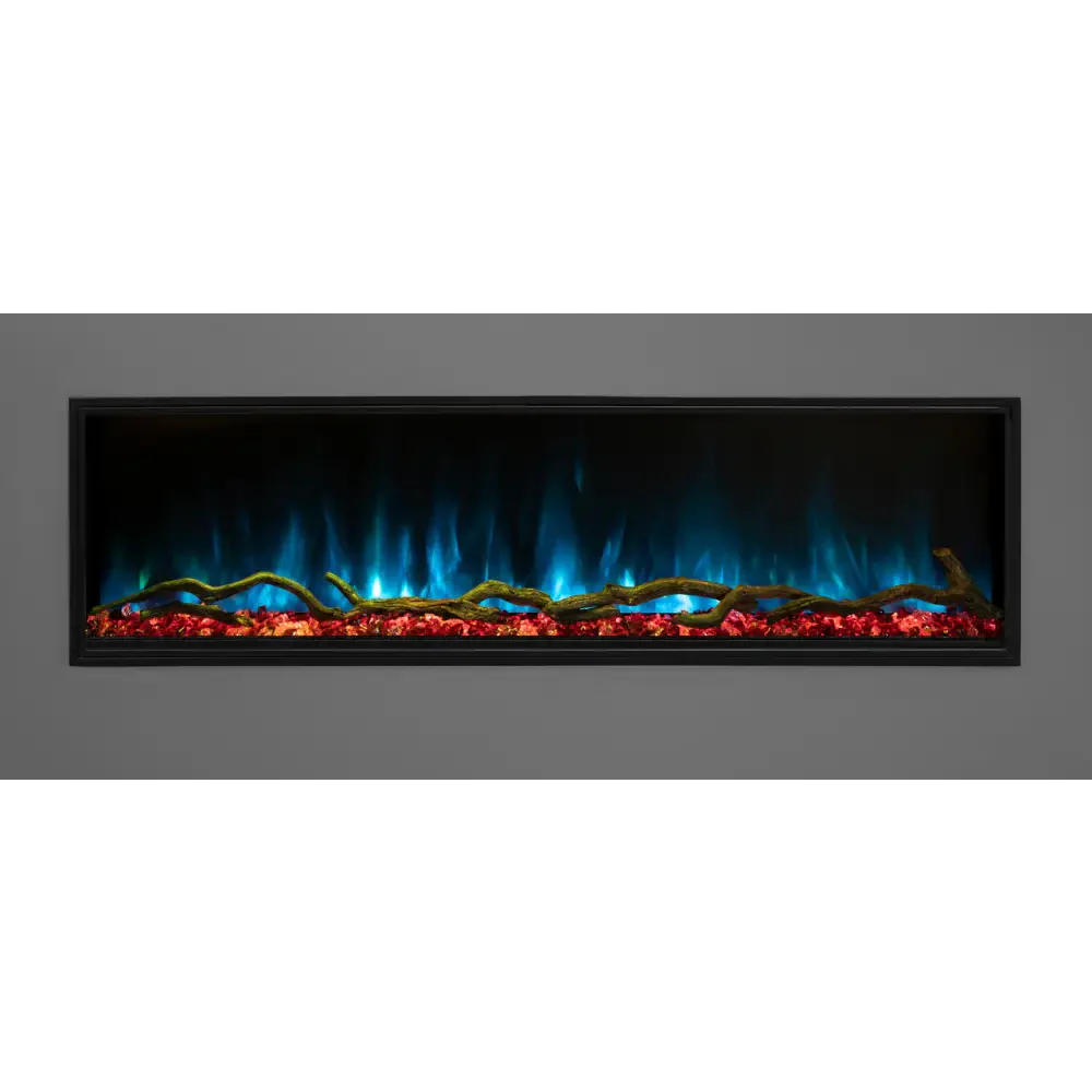 Modern Flames 56 Inch Landscape Pro Slim Built In Electric Fireplace LPS-5614