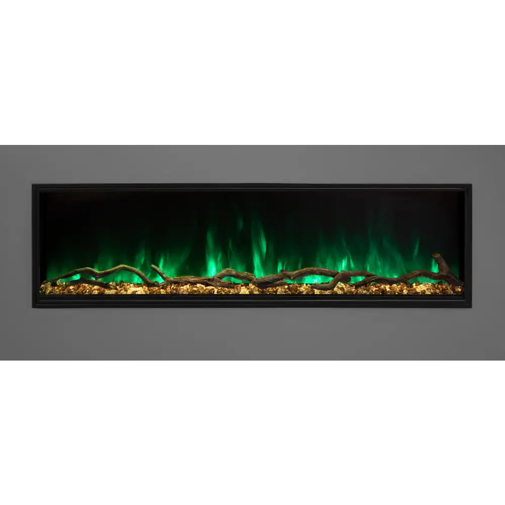 Modern Flames 56 Inch Landscape Pro Slim Built In Electric Fireplace LPS-5614