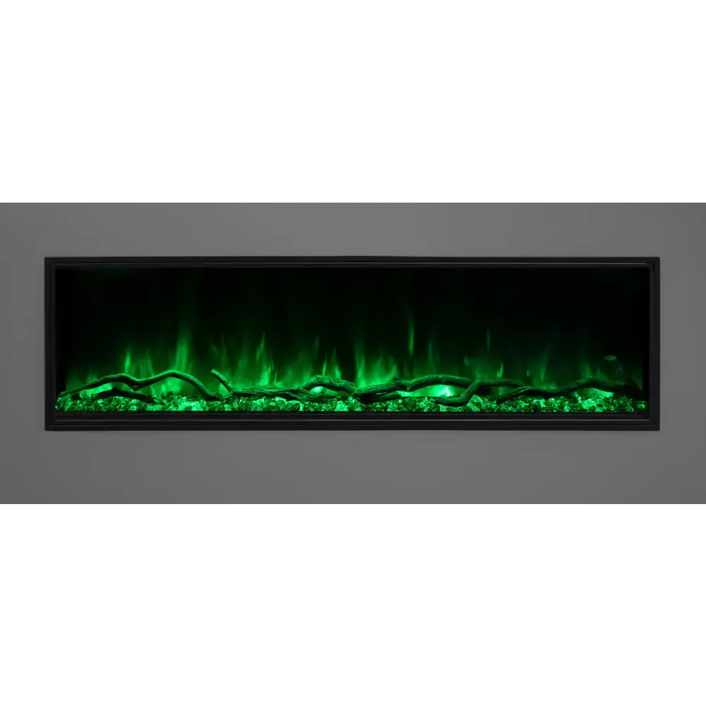 Modern Flames 56 Inch Landscape Pro Slim Built In Electric Fireplace LPS-5614