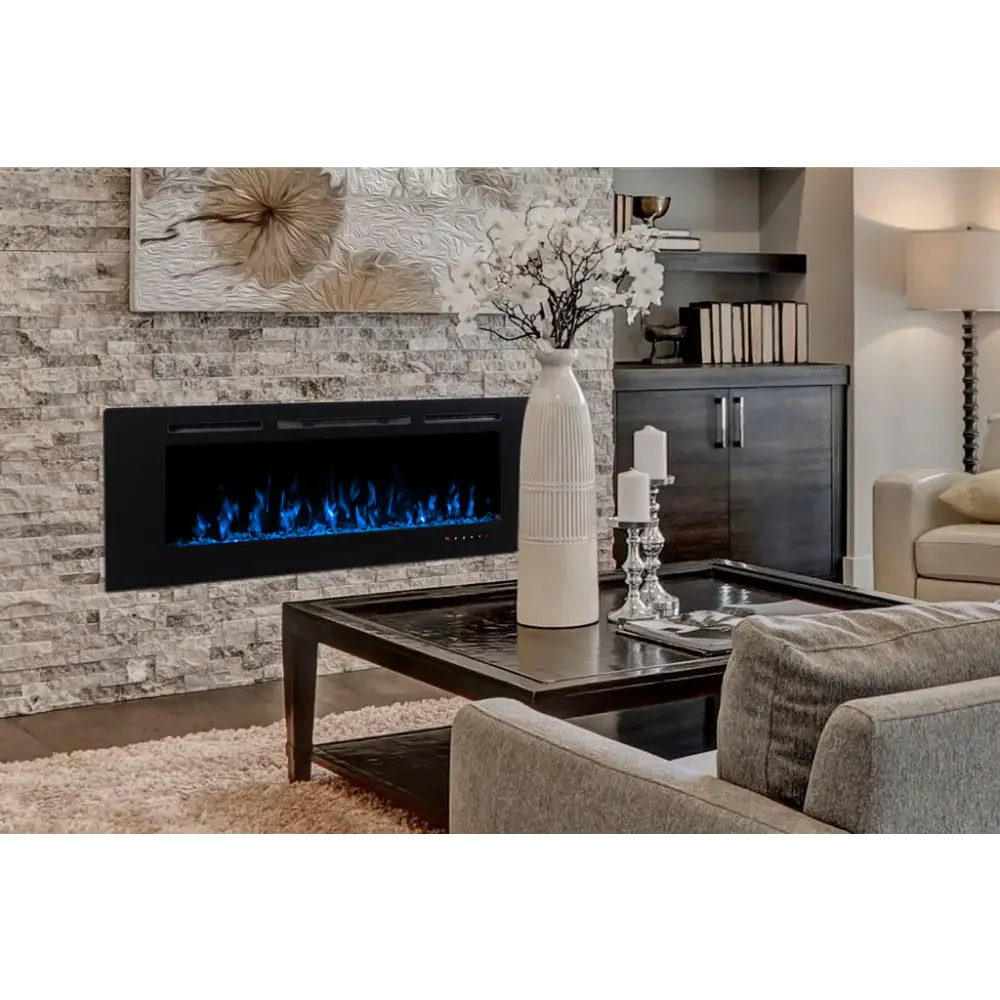 Modern Flames 60 Inch Challenger Recessed/Wall Mount Electric Fireplace CEF-60B