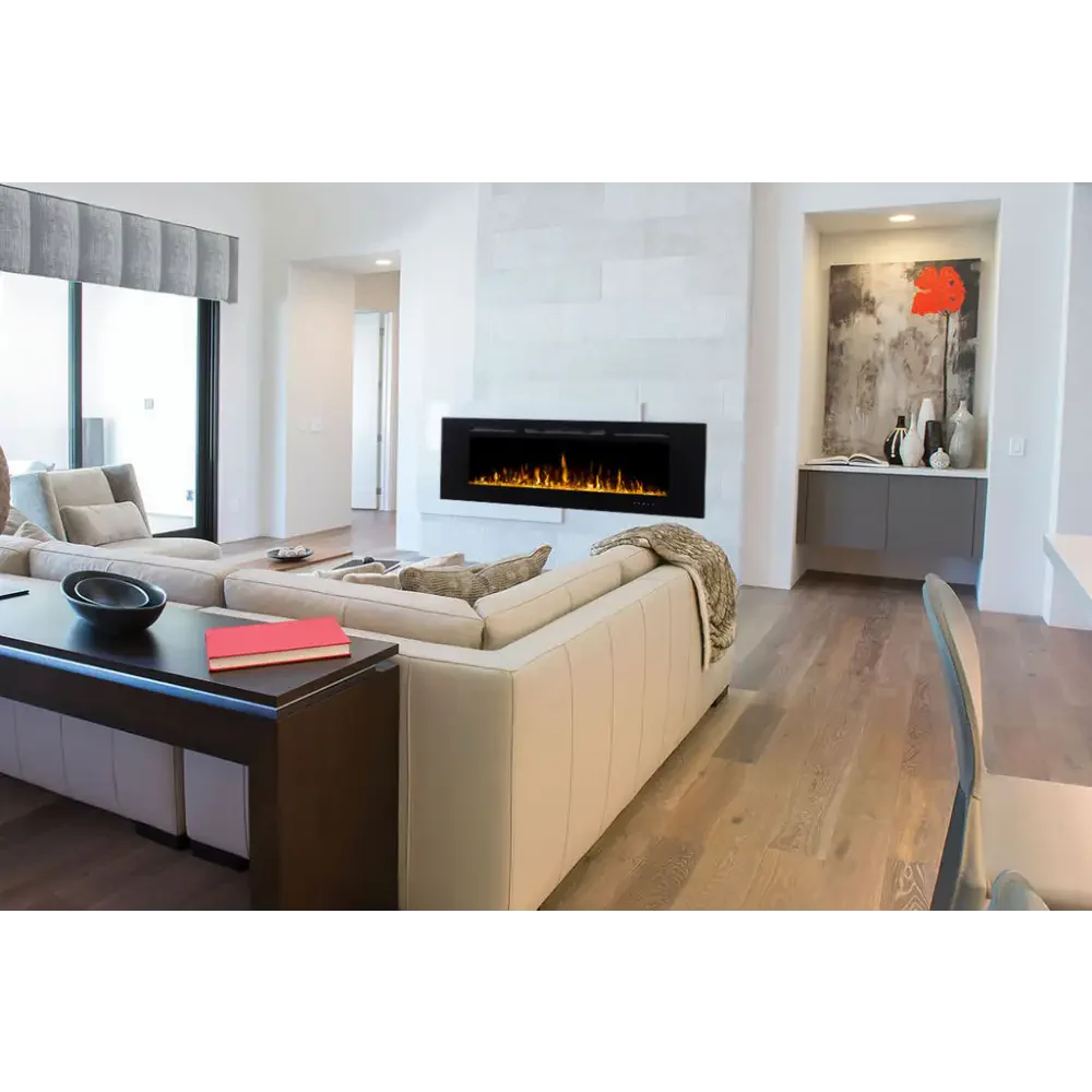 Modern Flames 60 Inch Challenger Recessed/Wall Mount Electric Fireplace CEF-60B