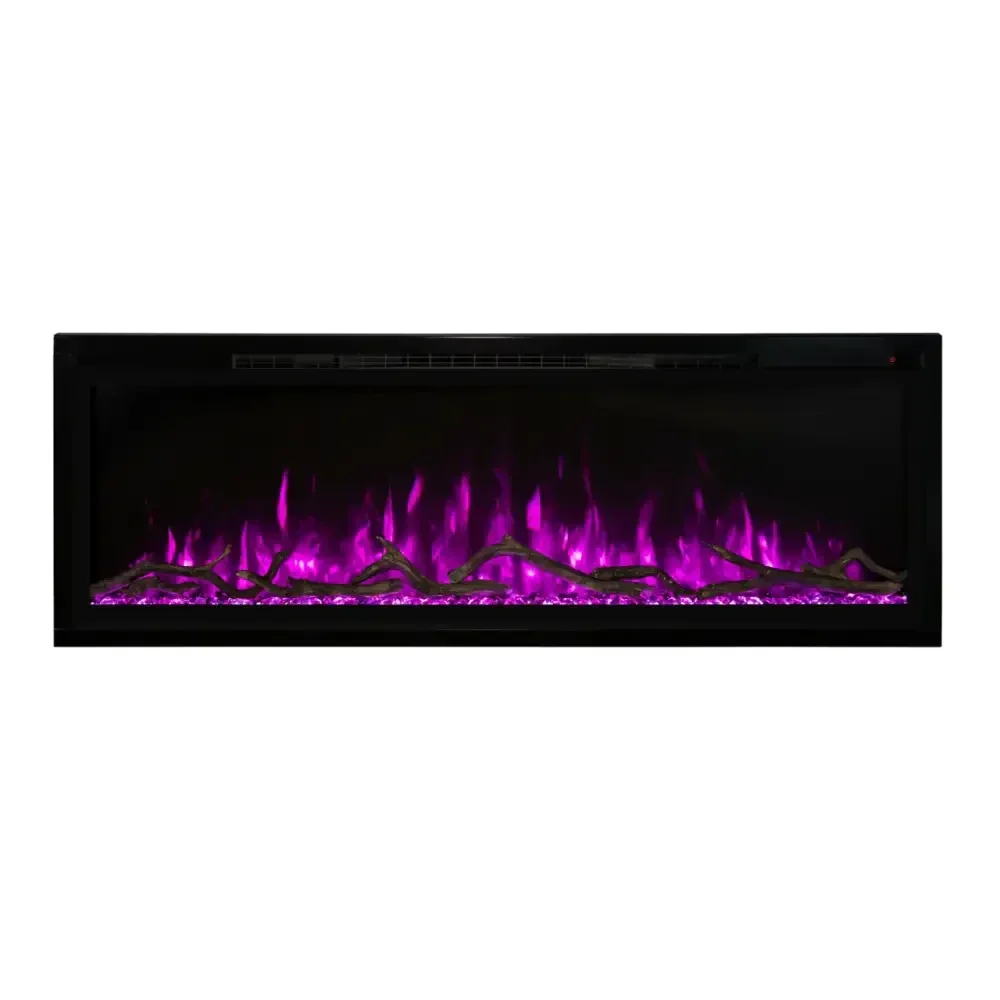 Modern Flames 60 Inch Spectrum Slimline Recessed/Wall Mount Electric Fireplace SPS-60B