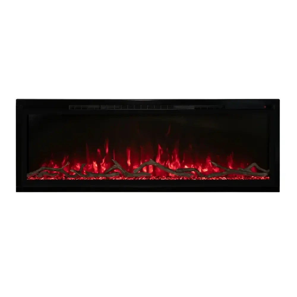 Modern Flames 60 Inch Spectrum Slimline Recessed/Wall Mount Electric Fireplace SPS-60B