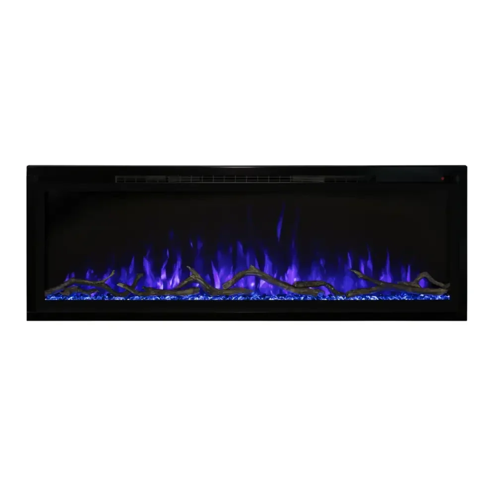 Modern Flames 60 Inch Spectrum Slimline Recessed/Wall Mount Electric Fireplace SPS-60B